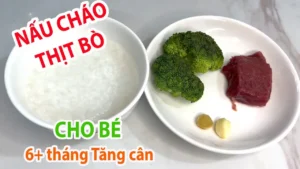 nấu món thịt bò cho bé